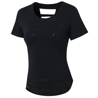 Cheky - Women's Loose Yoga Clothes With Short Sleeves