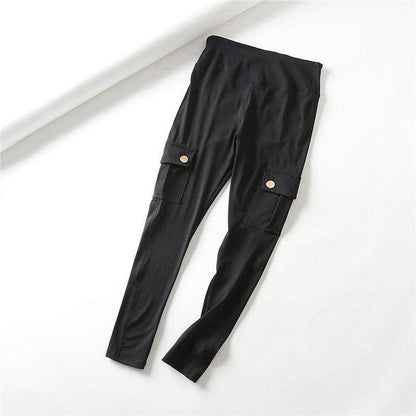 Cheky - Skinny slim high elastic gym pants