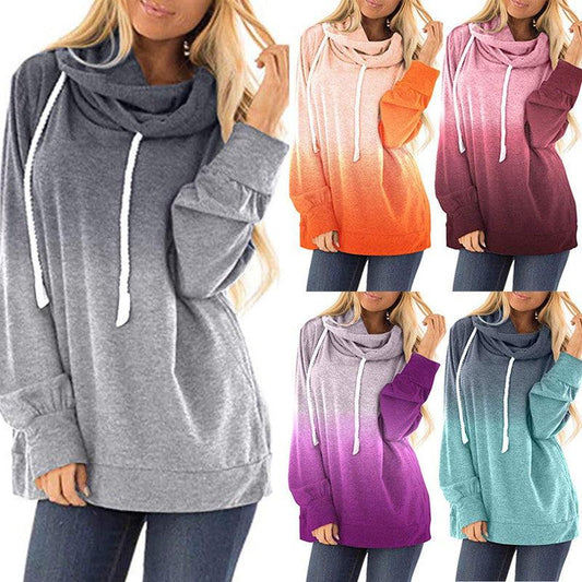 Cheky - Two-colored fashion hoodies for women