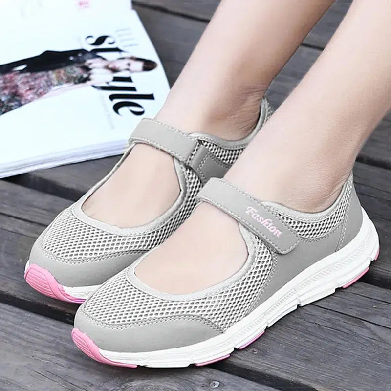 Cheky - Women Shoes Breathable Vulcanized Shoes White Zapatillas Mujer Super Light Women Casual Shoes Sneakers Women 2021 Women Flat