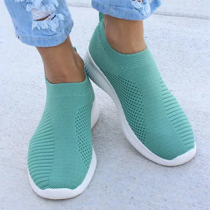 Cheky - Women Flat Slip on White Shoes Woman Lightweight White Sneakers Summer Autumn Casual Chaussures Femme Basket Flats Shoes