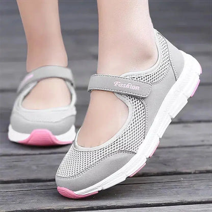 Cheky - Women Shoes Breathable Vulcanized Shoes White Zapatillas Mujer Super Light Women Casual Shoes Sneakers Women 2021 Women Flat