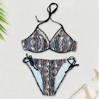 Cheky - Bikini 2023 New Swimsuit Women Swimwear Push Up Sexy Floral Print Bathing Suit Bikinis Set Brazilian Beach Female Wear Biqiuni