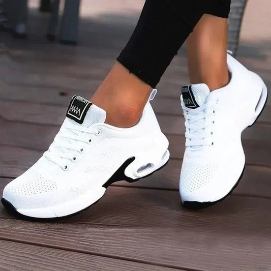 Cheky - Women Running Shoes Breathable Casual Shoes Outdoor Light Weight White Tenis Sports Shoes Casual Walking Sneakers for Wamen