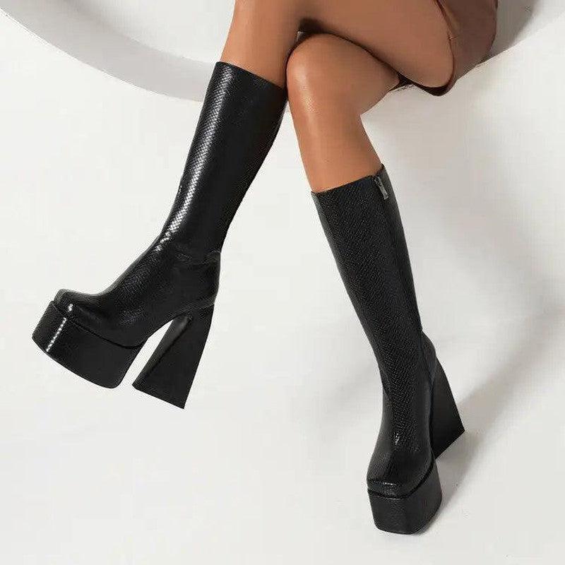 Cheky - Fashion And Personality High Boots For Women