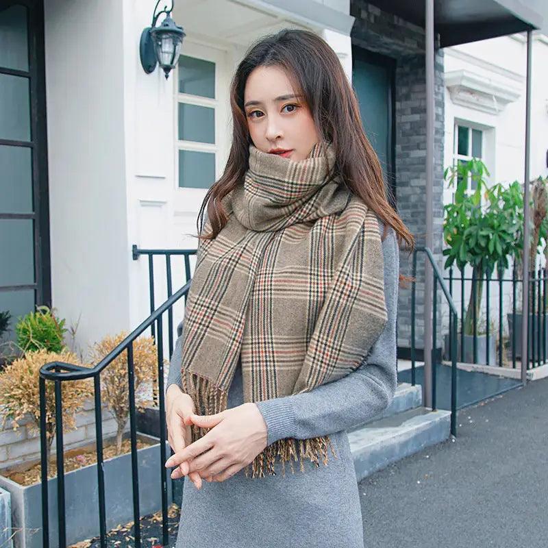 Cheky - Fashion Warm Cashmere Scarf In Autumn And Winter