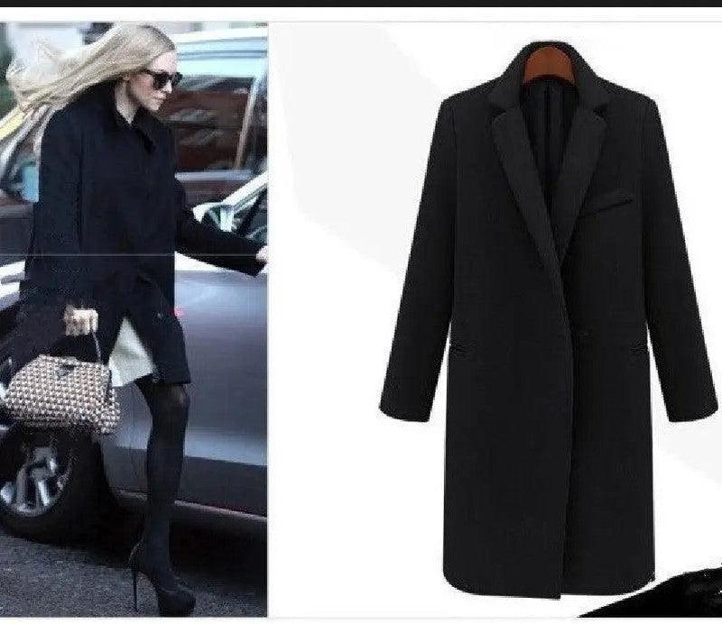 Cheky - Fashionable And Simple One-button Women's Coat