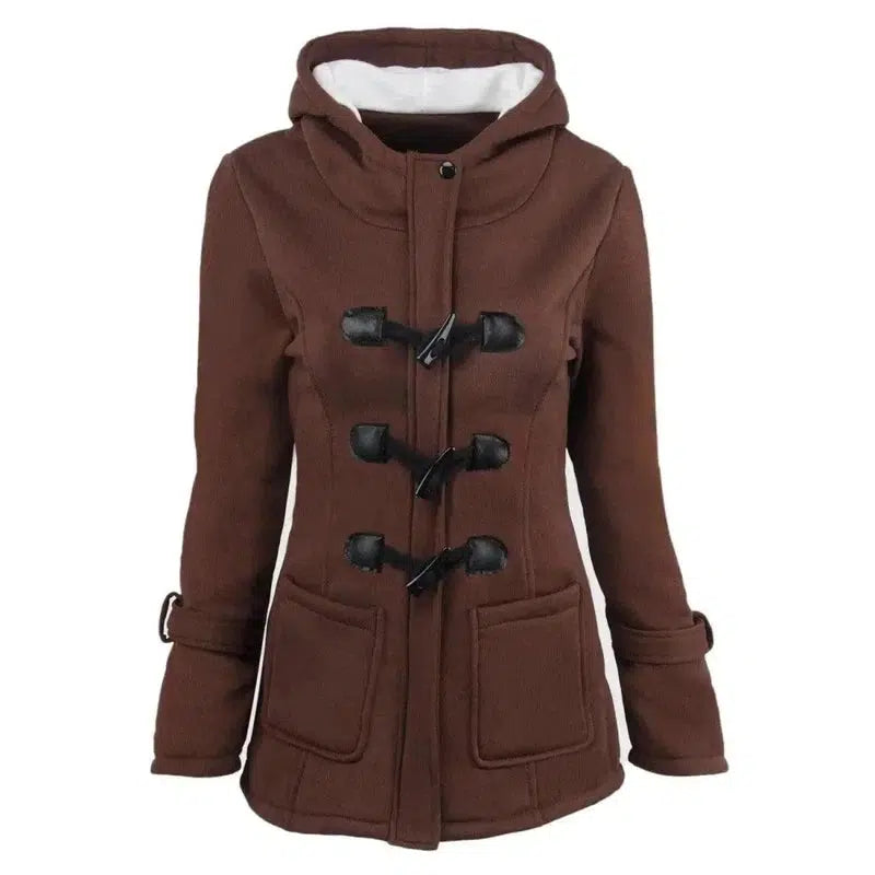 Cheky - Horn buckle coat female