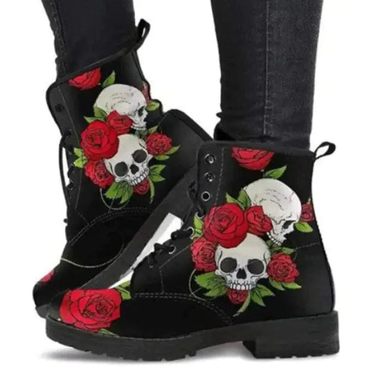 Cheky - Printed high-top boots women