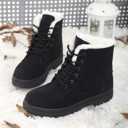 Cheky - Winter Snow Boots With Warm Plush Ankle Boots For Women Shoes