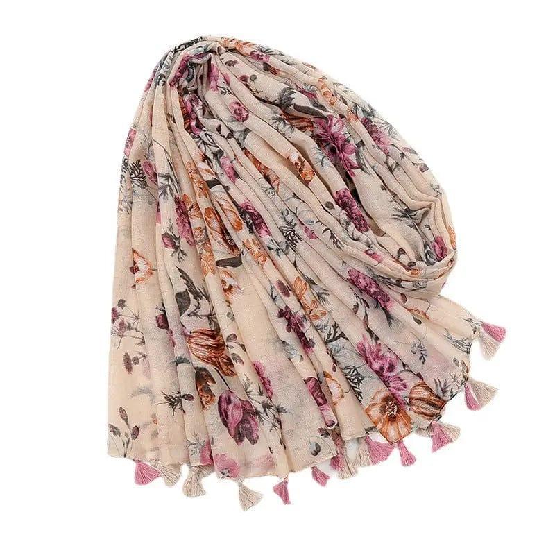 Cheky - Women's Fashion Cotton And Linen Scarf